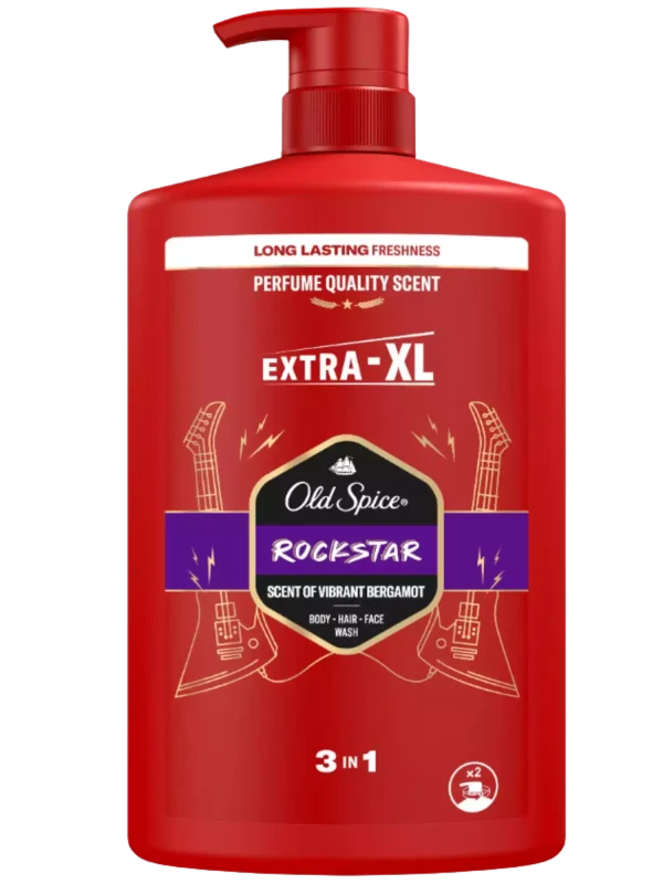 Old Spice Rockstar 3in1 dušo želė vyrams 1 l
