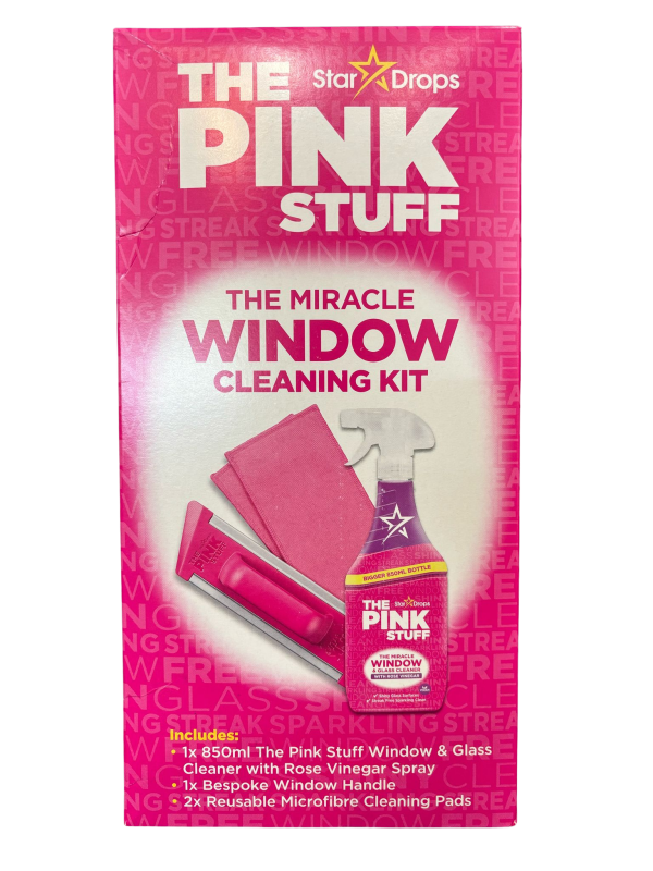 127ea119-b191-49e6-a300-483c1c967bb6.png The Pink Stuff Miracle Window Cleaning Kit – spindintys langai