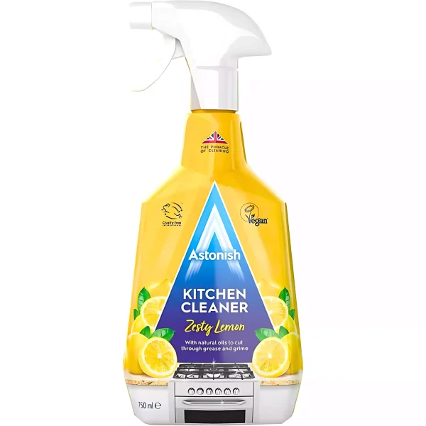1fb10a35206ca63b0bb1c0ebe6386ae44434c8712ade1fa72d781196ade5b456-1.webp ASTONISH Kitchen Cleaner Zesty – virtuvės paviršių valiklis
