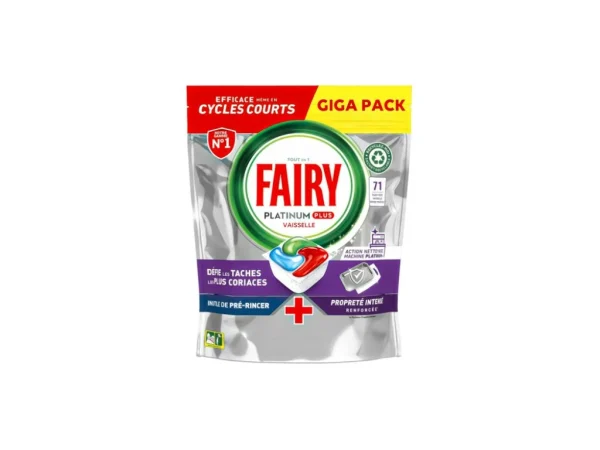 Fairy Platinum Plus indaplovių tabletės, 71 vnt.