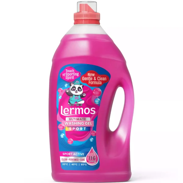 Lermos sporto drabužių skalbimo gelis, 4,3 l, 116 skalbimų