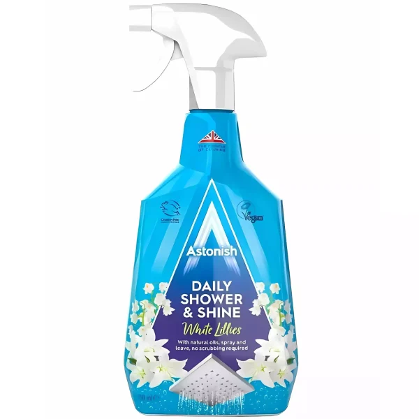 3d85f661e958c6573fe3269b336fbc734b1f3087059cbfb6472b66f822402f23.webp Astonish Daily Shower & Shine White Lilies 750 ml
