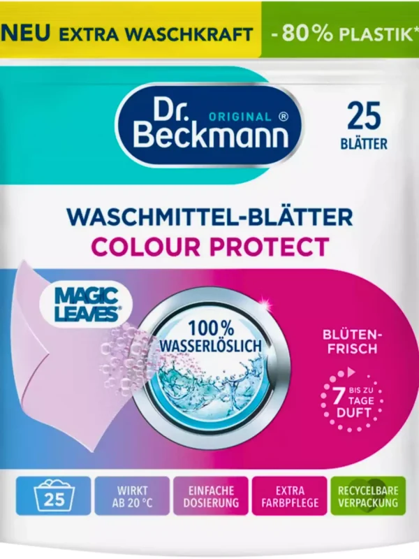 Dr. Beckmann Magic Leaves Color skalbimo lapeliai spalvotiems