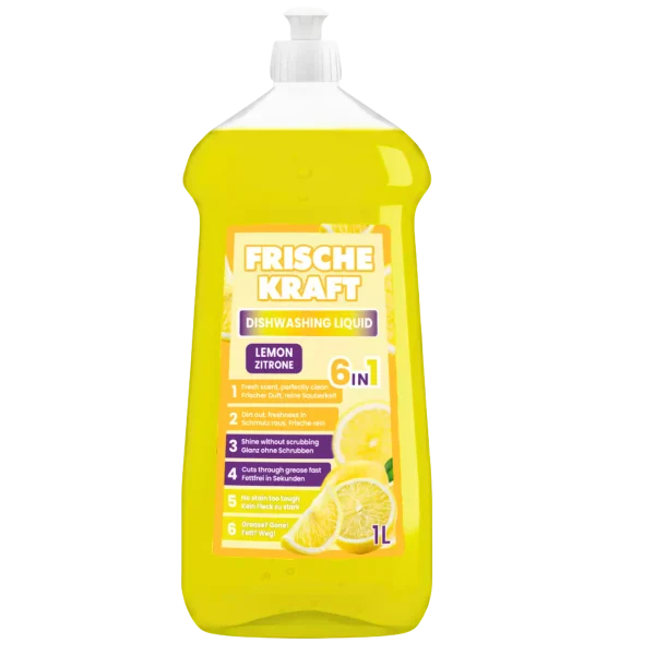 Frische Kraft 6in1 indų ploviklis citrinų kvapo 1 L