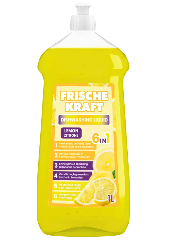 Frische Kraft 6in1 indų ploviklis citrinų kvapo 1 L