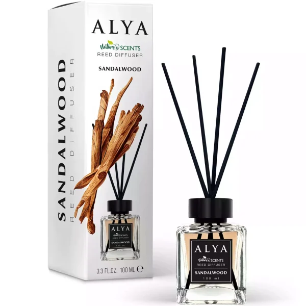 Alya namų kvapo difuzorius „Sandalmedis“, 100 ml