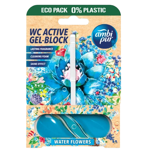 Ambi Pur Active Gel-Block Water Flowers 45 g