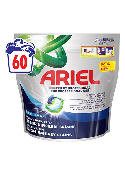 Ariel Professional Original skalbimo kapsulės 60 vnt.