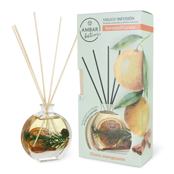 AMBAR_BOTANIC_MIKADO_NARANJA_CANELA.png Ambar Mikado Infusion namų kvapas