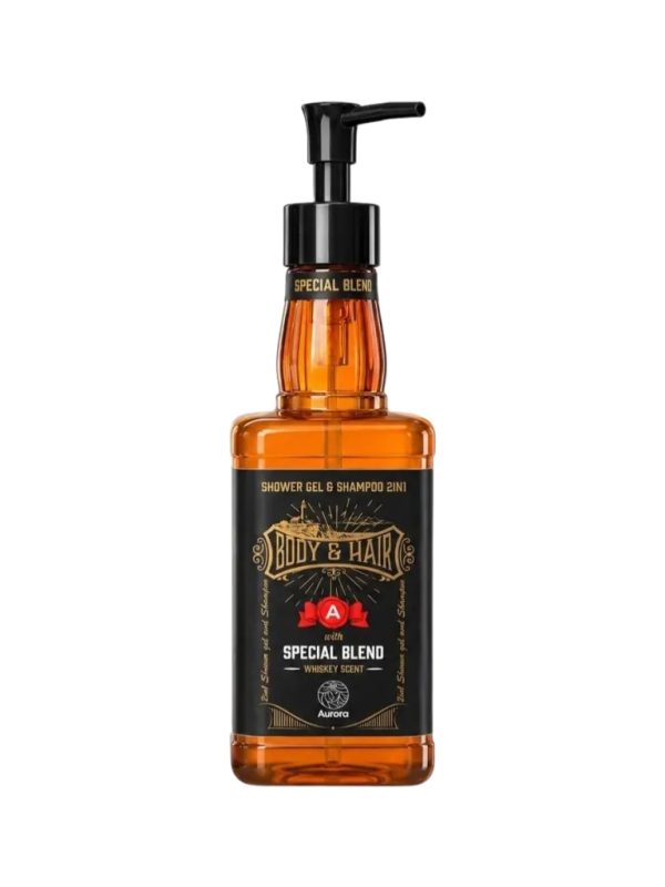 AURORA 2in1 dušo želė ir šampūnas vyrams 480 ml