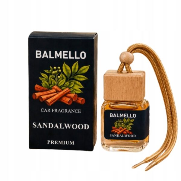 BALMELLO-zawieszka-do-auta-o-zapachu-DRZEWO-SANDALOWE-10-ml.jpg Balmello Sandalwood Premium automobilio kvapas 10 ml