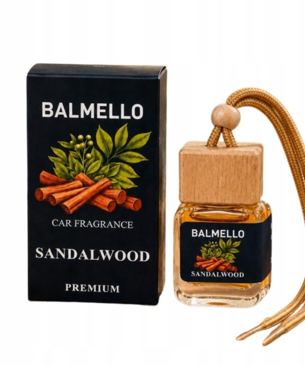 BALMELLO-zawieszka-do-auta-o-zapachu-DRZEWO-SANDALOWE-10-ml.jpg Balmello Sandalwood Premium automobilio kvapas 10 ml