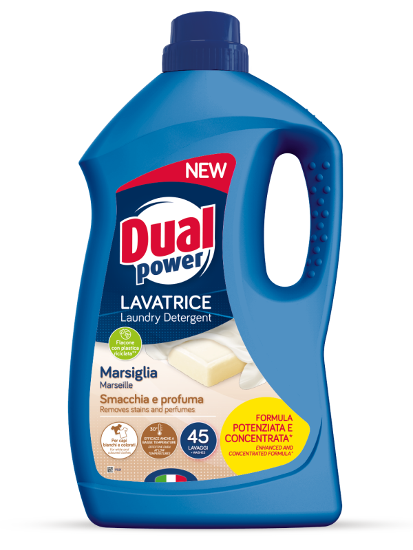 Dual Power „Marseille“ spalvotų audinių skalbiklis, 1,8 l