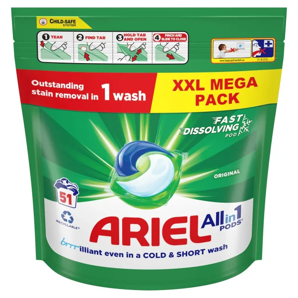 IM006260.webp Ariel All in 1 Pods kapsulės 51 skalbimas