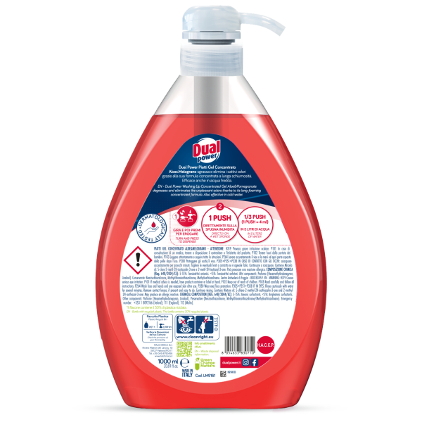DUAL POWER Aloe & Melograno – indų ploviklis