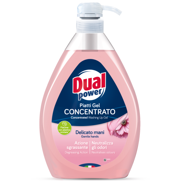 DUAL POWER Delicato Mani – švelnus indų ploviklis, 1 l