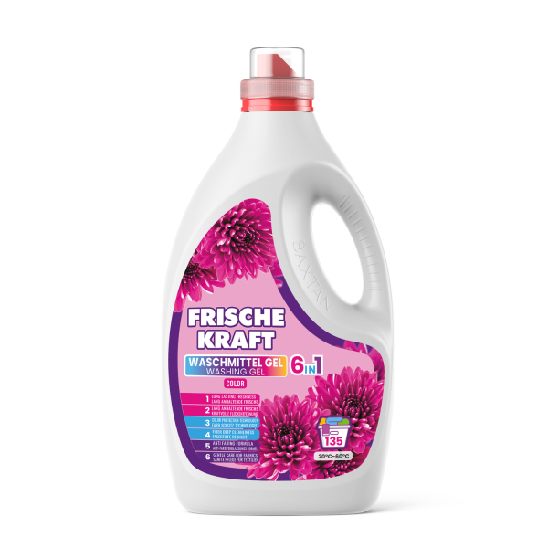 Frische Kraft 6in1 skalbimo gelis COLOR 135 plovimų