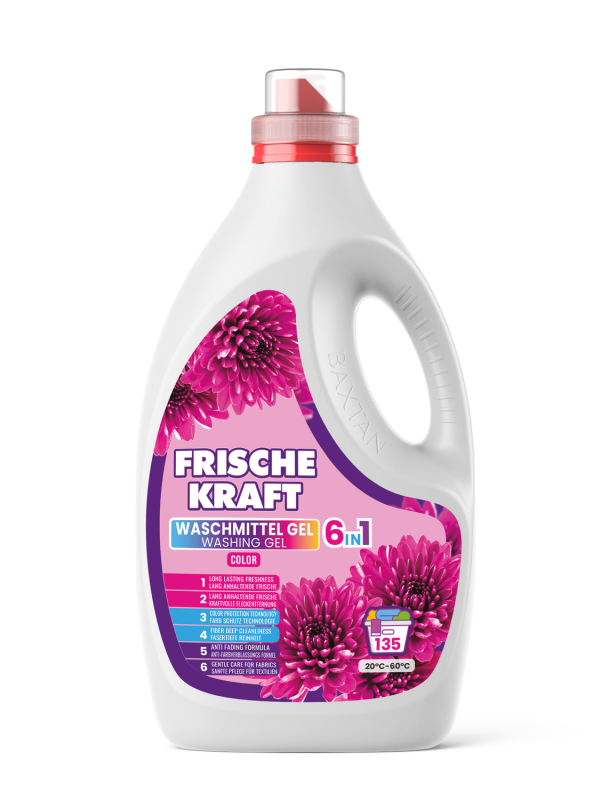 Frische Kraft 6in1 skalbimo gelis COLOR 135 plovimų