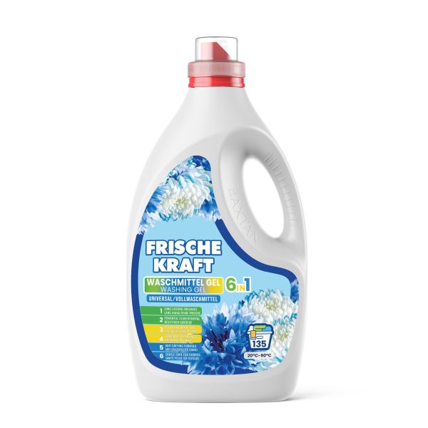 Frische Kraft 6in1 Washing Gel Universal – 135 plovimų