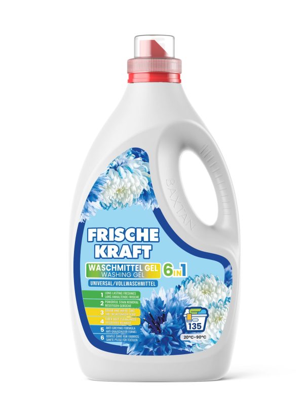 Frische Kraft 6in1 Washing Gel Universal – 135 plovimų