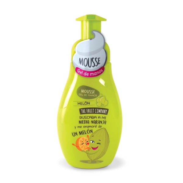 TFC_FOTOS_JABON-DE-MANOS_MELON_etiqueta_B.jpg The Fruit Company Melon putojantis rankų muilas 250 ml