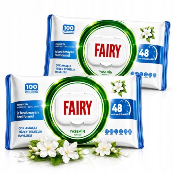 Fairy universalios valymo servetėlės su probiotikais 100 vnt.