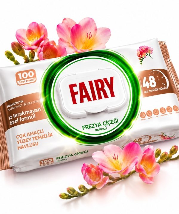 Fairy universalios valymo servetėlės su probiotikais 100 vnt.