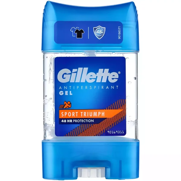 a049c3a4b4671750beed47d2fa475dd72282f159b897c2c12e2996ab0d83fb1a.webp Gillette vyrų dezodorantas gelinis „Triumph Sport“, 70 ml