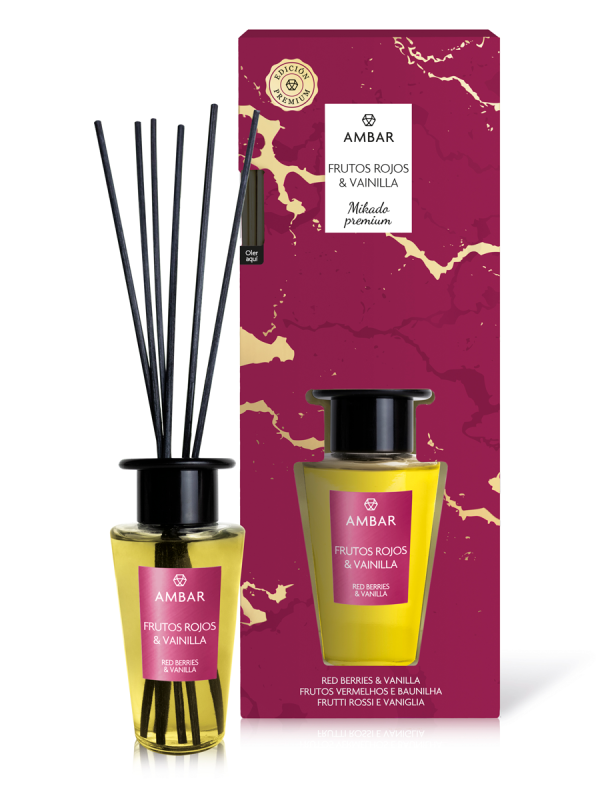 AMBAR MIKADO PREMIUM "Frutos Rojos & Vainilla"