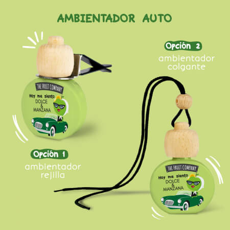 The Fruit Company automobilio gaiviklis Green Apple
