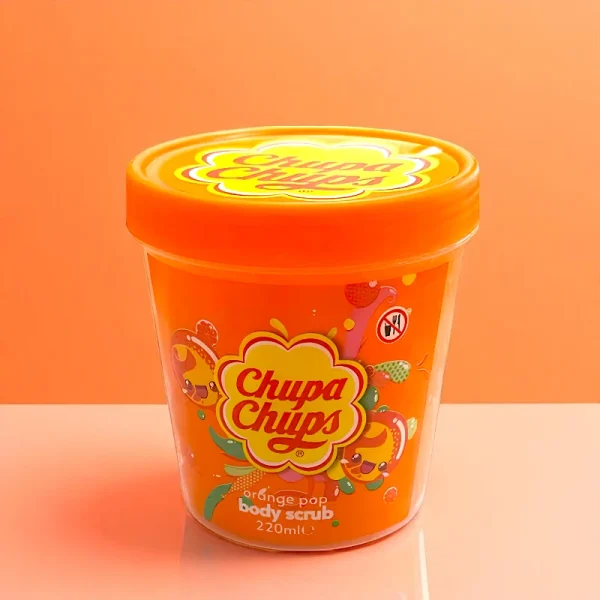 body-scrub-chupa-chups-orange-pop.webp Kūno šveitiklis CHUPA CHUPS Orange Pop 220 ml