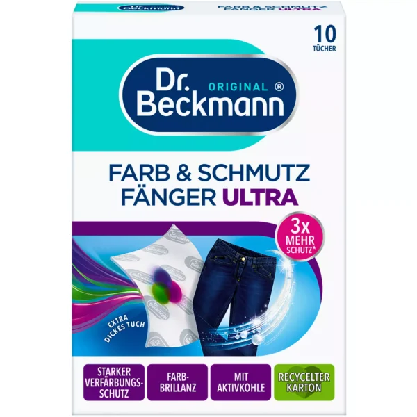c829c44ad3dbca9a92af96802a9b1fbf447da7f9241117a1aadb8ff726259f0e.webp Dr. Beckmann skalbimo servetėlės spalvoms gaudyti, 10 vnt.
