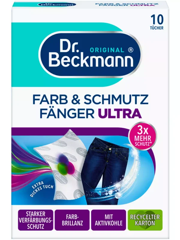 Dr. Beckmann skalbimo servetėlės spalvoms gaudyti, 10 vnt.