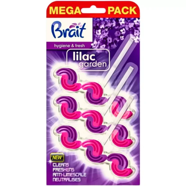 WC gaiviklis Brait „Lilac Garden“ 3×45g