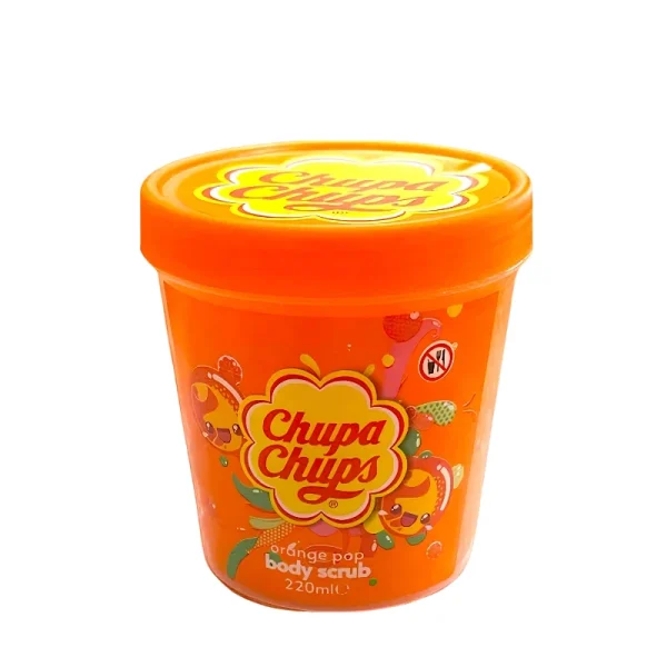 chupa_chups_orange_pop_white.webp Kūno šveitiklis CHUPA CHUPS Orange Pop 220 ml