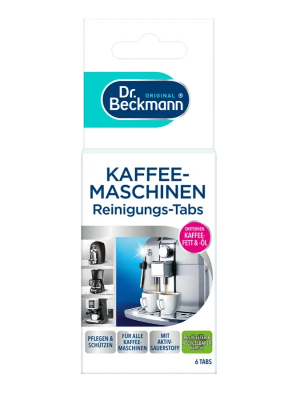 csm_2874_DE-8cf7fdd4aeee7c9da2e47aa7b35dce8c_e49fa9391e.webp Dr. Beckmann kavos aparatų valymo tabletės – 6 vnt.