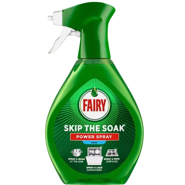 Fairy Power Spray Fresh riebalų tirpiklis 650 ml