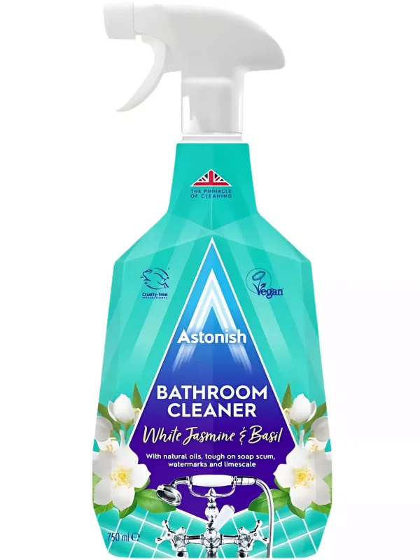 d8e8e6ce043815d226ba1d9c4dbc2a0641095390fac065ac82a0e97c37d79c72.webp Astonish Bathroom Cleaner White Jasmine & Basil 750 ml