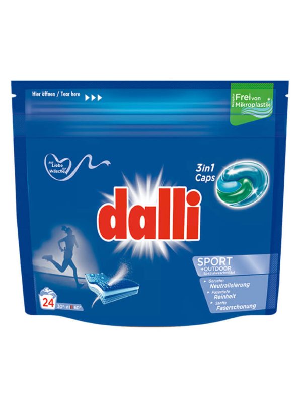 DALLI ACTIV 3in1 skalbimo kapsulės, 24 vnt.