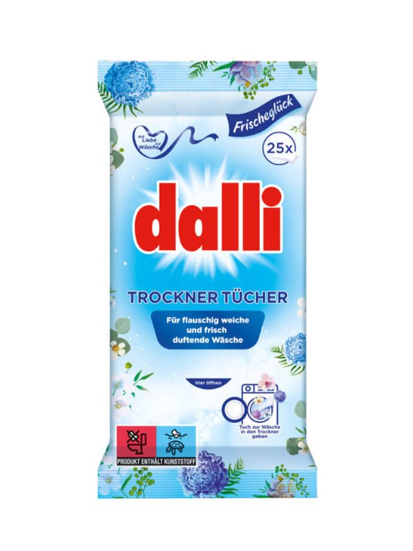 DALLI Trockner Tücher – skalbinių džiovyklės servetėlės
