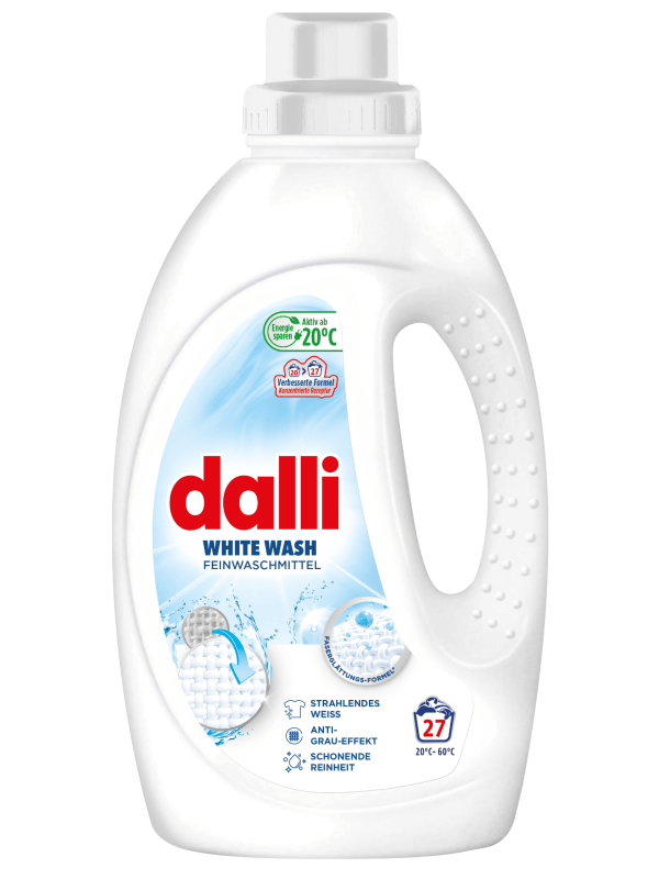Dalli White Wash skalbimo gelis baltiems 27 skalb.