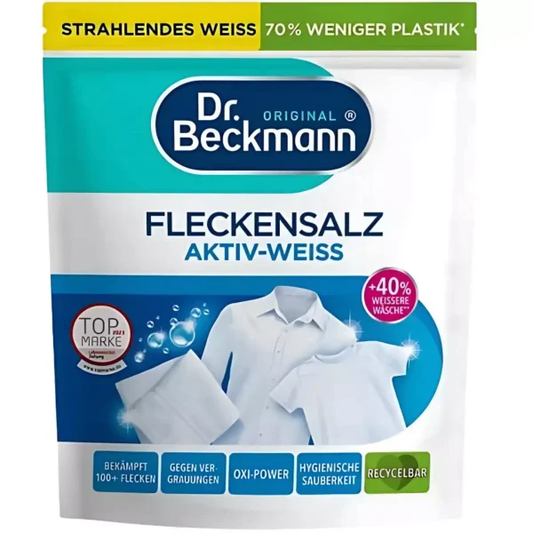 Dr. Beckmann dėmių šalinimo druska baltiems audiniams, 400 g