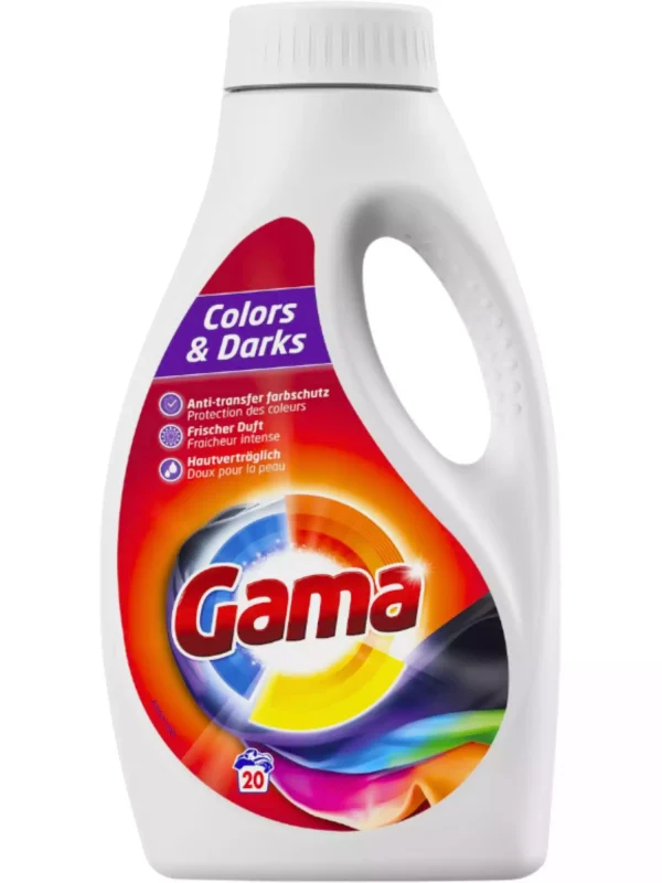 Gama Color & Dark 3in1 skalbimo gelis 1 L (20 plovimų)