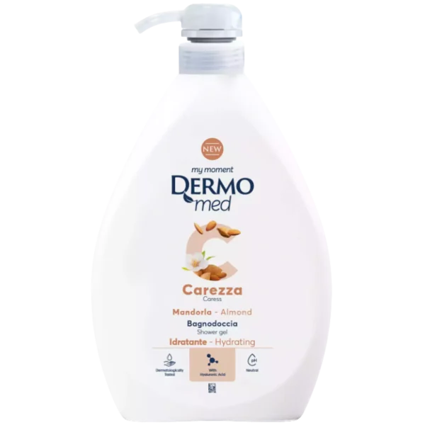 efa547c05b6bb52bfc376dbde6f9594b23b314936312d6ec44142ba4785bd9f5.webp Dermomed Carezza Almond dušo želė 1 l
