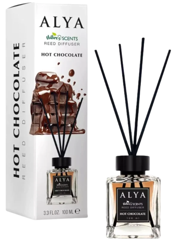 ALYA Hot Chocolate namų kvapas su lazdelėmis 100 ml