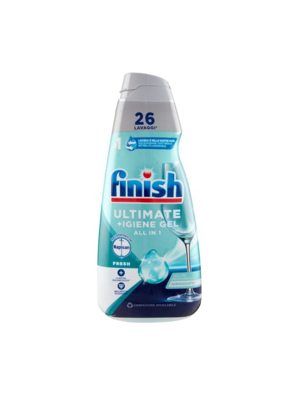 FINISH ULTIMATE FRESH indaplovės gelis 560 ml–krištolo švara