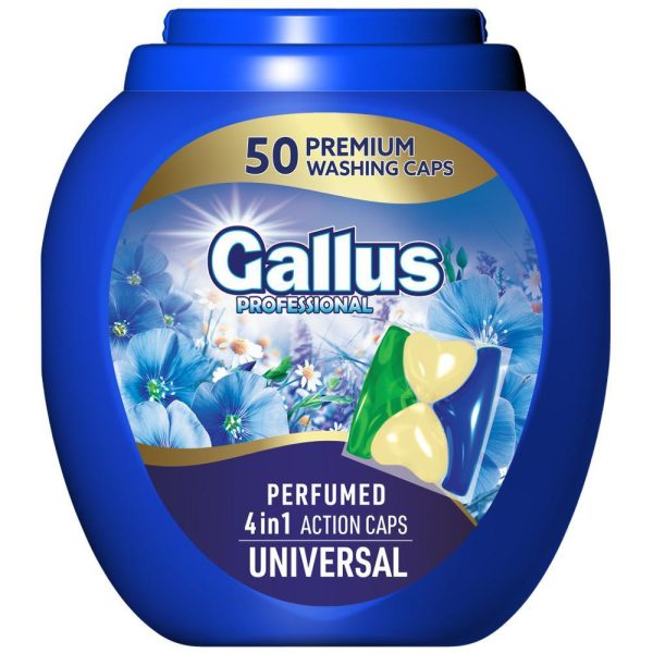 gallus-professional-50caps-4in1.jpg Skalbimo kapsulės GALLUS Universal, 50 vnt.
