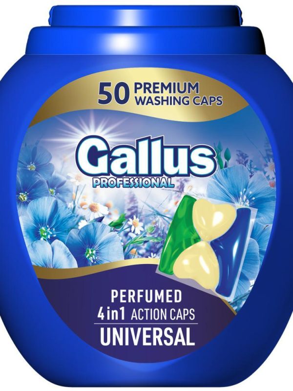 Skalbimo kapsulės GALLUS Universal, 50 vnt.