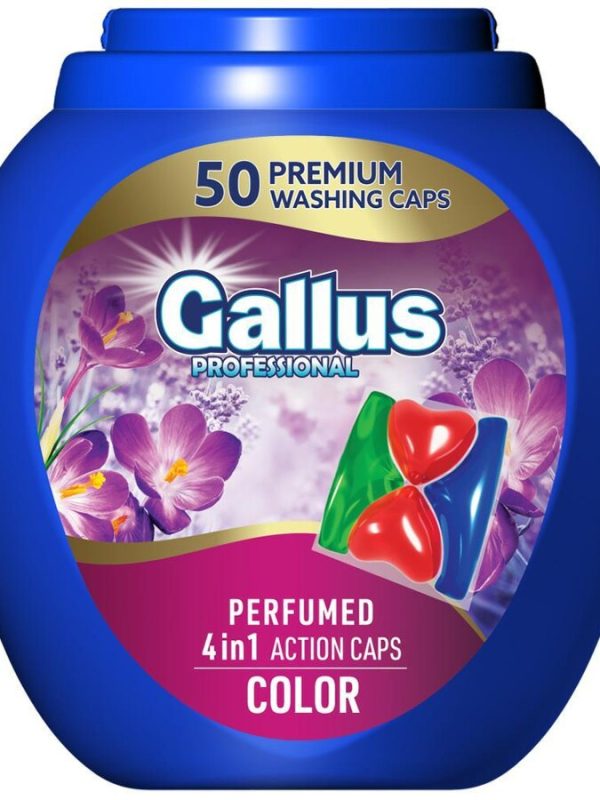 gallus-professional-50caps-4in1-color.jpg Skalbimo kapsulės GALLUS Color, 50 vnt.