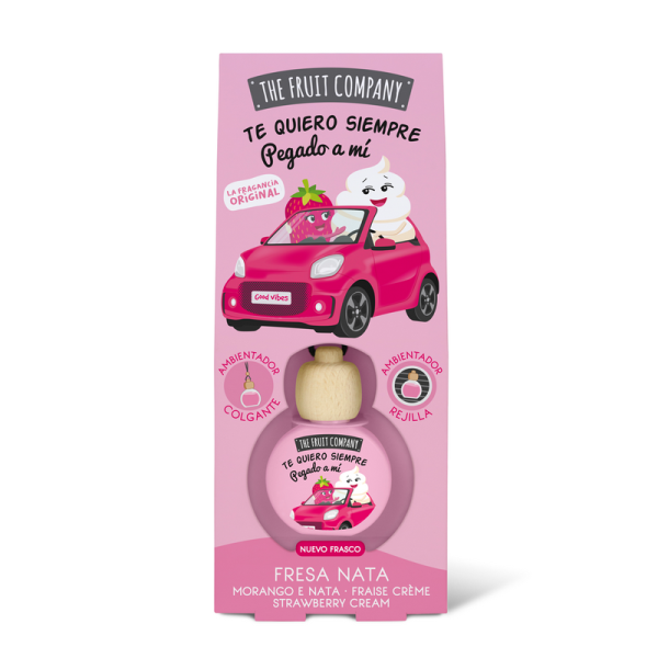 THE FRUIT COMPANY automobilių oro gaiviklis– Braškių kvapas